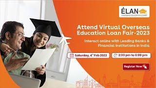 ELAN Virtual Overseas Education Loan Fair 2023