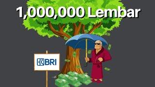 Cara Menanam 1,000,000 Lembar Saham Bank BRI