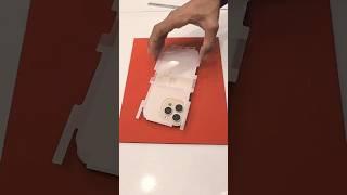 iPhone 16 Pro Max Unbreakable Membrane Back Glass Screen Protector #shorts #tech #viralvideo