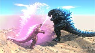 Upgraded Evolved Godzilla Fight Every Godzillas