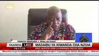 Muungano wa kilimo wa sukari wataka Serikali kupiga kalamu Bodi ya Kiwanda cha Nzoia