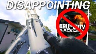 This is disappointing for Call of Duty..