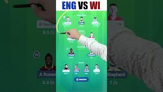 ENG vs WI Dream11 Team Today Prediction, WI vs ENG Dream11: Fantasy Tips, Stats, Analysis