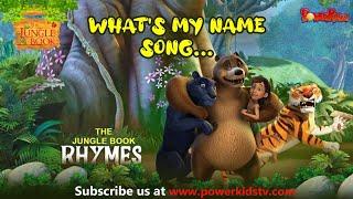 Whats My Name Song | Nursery Rhymes & Kids Song | The Jungle Book Rhymes | Powerkids