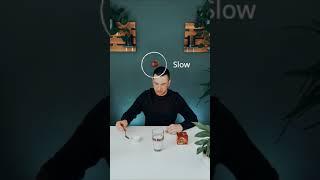 Slow down Coffee falling in real world! Drop Get Tutorial  #shorts #Filmora