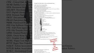 #library science Abbreviations..