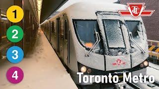 Toronto Subway All Lines Compilation 2022