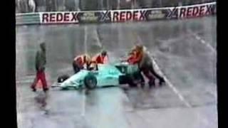 1986 - Birmingham Superprix - Ivan Capelli spin