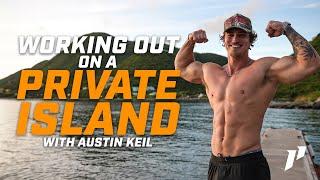 Shoulder Workout on a PRIVATE ISLAND with Austin Keil