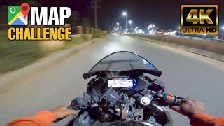 R15 V3 Full Power Test  Google Map Vs Me || R15 V3 Full Throttle Night Ride || #r15v3 #motovlog