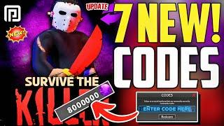 ️CHRISTMAS!️SURVIVE THE KILLER ROBLOX CODES 2024 - SURVIVE THE KILLER CODES