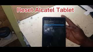 How To Reset An ALCATEL Tablet To Factory Settings