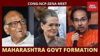 Maharashtra Govt Formation: Crucial Cong-NCP-Sena Meet Discuss Formula