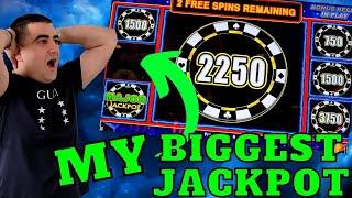 The GREATEST JACKPOT Ever On Lightning Link High Stakes Slot Machine