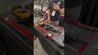 Trailer weight demo at the #weightsafe booth at #sema