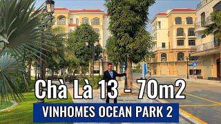 Liền kề Chà Là đối diện Công viên - Diện tích 70m2 - Giá 9,x tỷ - Vinhomes Ocean Park 2