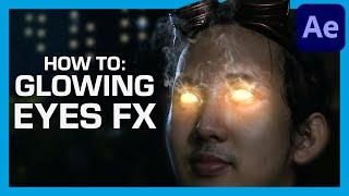 How to Create A GLOWING EYES Effect | After Effects Tutorial