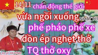 chấn động thế giới ! vừa ngồi xuống HUYNH phế pháo phế xe dòn ép nghẹt thở TQ thở oxy