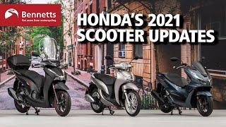 2021 Honda PCX125, SH 350i & SH Mode all updated