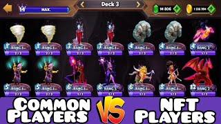 Common Players Vs NFT Max Players! Castle Crush