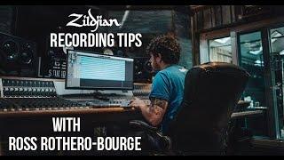 Zildjian Recording Tips: Positioning your Drums and your Cymbals