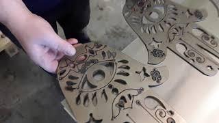 Plasma Slag Removal and Deburring of Metal Art Parts Using an EZSander by Apex Machine Group