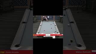 BANKSHOT ON THE 2 AND 3-9 CAROM BY WIKTOR ZIELINSKI #shorts  #billiards   #9ballpool  #highlights