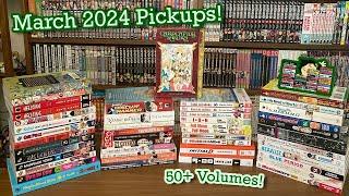 50+ Volume Massive MANGA HAUL! - March 2024 Pickups