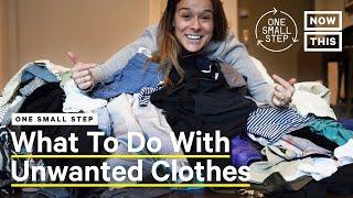 How To Recycle Old Clothes | One Small Step