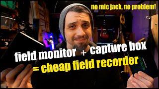 diy atomos ninja / video field recorder - combining a camera monitor & capture box