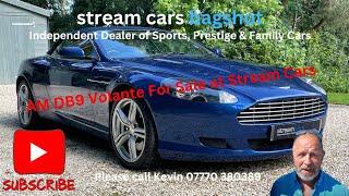 Aston Martin DB9 Volante for sale at Stream Cars Bagshot