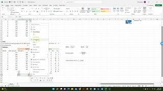 Use Excel to calculate MSE, MAD, SSE, tracking signal, and control limits on forecasts.