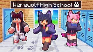 My FIRST Day at WEREWOLF High School in Minecraft!