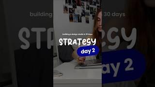 Building a design studio in 30 days | DAY 2 | Strategy 