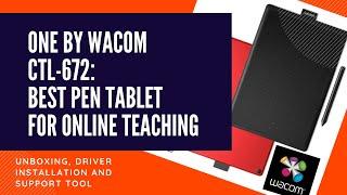 One by WACOM CTL-672: Best pen tablet for online teaching