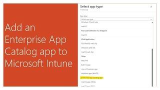 Enterprise app catalog in Intune (new add-on feature Jan 2024)