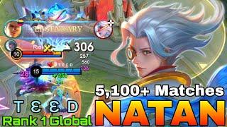 5,100+ Matches Natan Late Game Monster - Top 1 Global Natan by т ε ε ᴅ - Mobile Legends