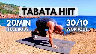 Tabata HIIT 20Min | Full Body Workout NO REPEAT | Tabata 30/10