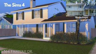 The Sims 4: Realistic Unfurnished Home | Speed Build w/ cc