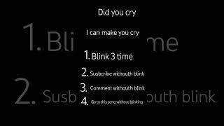 I can make you cry
