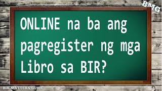 Online Registration of Books of Accounts sa BIR