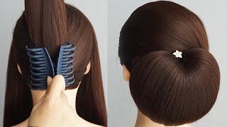 Low Bun Hairstyle With Claw Clip | Beautiful And Easy Hairstyle For Ladies