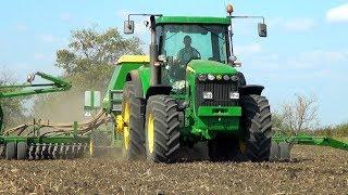 Búza vetés 2017 | John Deere 8120 + JD 740A - Nice Motorsound! Wheat Sowing 2017!