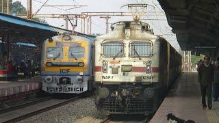 Dangerous Super Aggressive LHB & ICF Trains Actions in Sealdah MainLine | Indian Railways