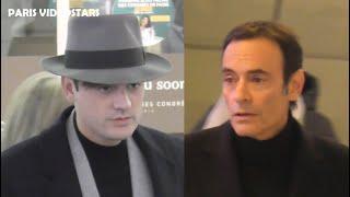 Anthony et Alain Fabien DELON ses fils arrivent à l'hommage à Alain DELON - 8 novembre 2024 @ Paris