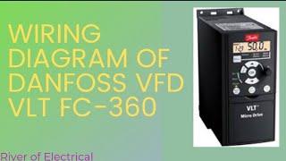 WIRING DIAGRAM OF DANFOSS VFD VLT FC - 360