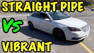 Chrysler 200 3.6L V6: VIBRANT Vs STRAIGHT PIPE!