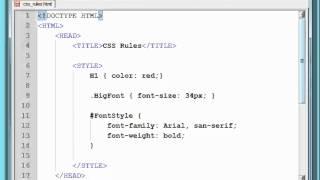 Cascading Stylesheet Rules