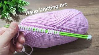 PERFECT An unusual knitting stitch! very easy and beautiful knitting pattern