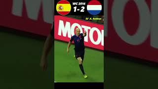 Spain vs Netherlands | World Cup 2014 | Dutch Masterclass: 5-1 Shock! 